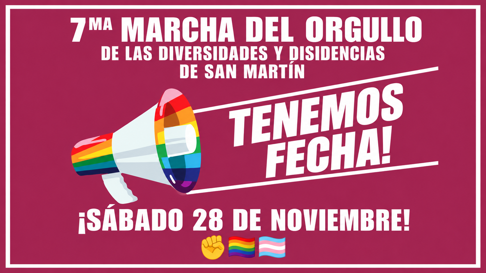 San Martín tendrá su séptima Marcha del Orgullo